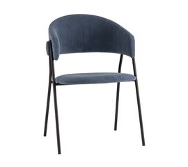 Стул Колин NEW вельвет пыльно-синий | Интернет магазин мебели и декора LifeDekor