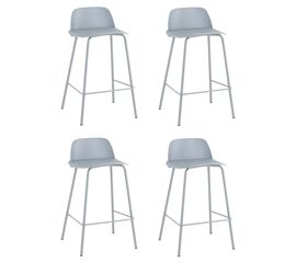 Стул полубарный Mist, серо-голубой 4 шт | Интернет магазин мебели и декора LifeDekor