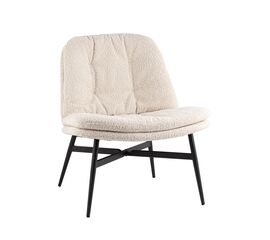 Кресло лаунж Tail кремовый | Интернет магазин мебели и декора LifeDekor