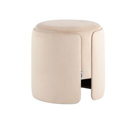 Пуф Taks велюр молочный | Интернет магазин мебели и декора LifeDekor