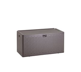 Стол-сундук Кейт пластик 110*55 см 276 л коричневый | Интернет магазин мебели и декора LifeDekor