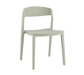 Стул Moris пластик серо-зеленый | Интернет магазин мебели и декора LifeDekor