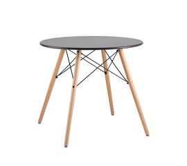 Стол круглый EAMES DSW NEW D=80 черный | Интернет магазин мебели и декора LifeDekor