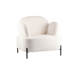 Кресло Кэнди ткань букле белый | Интернет магазин мебели и декора LifeDekor