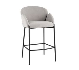 Стул барный Melia светло-серый | Интернет магазин мебели и декора LifeDekor