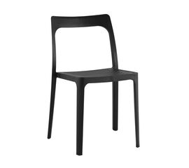 Стул обеденный Marty пластиковый черный | Интернет магазин мебели и декора LifeDekor