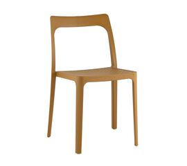 Стул обеденный Marty пластиковый охра | Интернет магазин мебели и декора LifeDekor