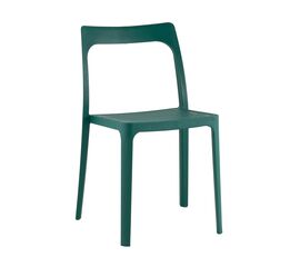Стул обеденный Marty пластиковый темно-бирюзовый | Интернет магазин мебели и декора LifeDekor