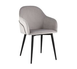 Стул Новел New велюр светло-серый | Интернет магазин мебели и декора LifeDekor