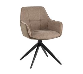 Стул обеденный Alba экокожа коричневый | Интернет магазин мебели и декора LifeDekor