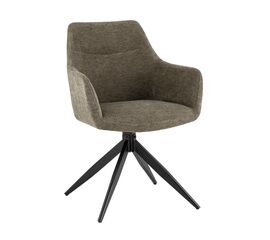 Стул обеденный Enid серо-зеленый | Интернет магазин мебели и декора LifeDekor