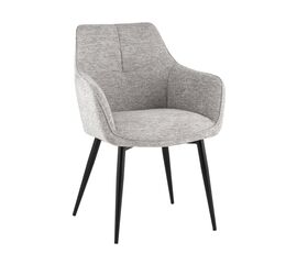 Стул обеденный Lynet рогожка светло-серый | Интернет магазин мебели и декора LifeDekor