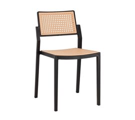 Стул пластиковый Milto черный | Интернет магазин мебели и декора LifeDekor