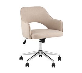 Кресло офисное Кларк рогожка бежевый | Интернет магазин мебели и декора LifeDekor