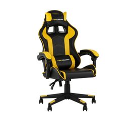 Кресло спортивное TopChairs Shadow черно-желтый | Интернет магазин мебели и декора LifeDekor