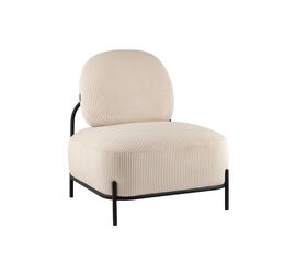 Кресло Стоун велюр рельефный молочный | Интернет магазин мебели и декора LifeDekor