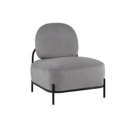 Кресло Стоун велюр рельефный светло-серый | Интернет магазин мебели и декора LifeDekor