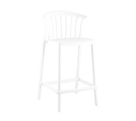 Стул полубарный Campo пластик белый | Интернет магазин мебели и декора LifeDekor