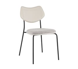 Стул обеденный Casey серый с серой экокожей | Интернет магазин мебели и декора LifeDekor