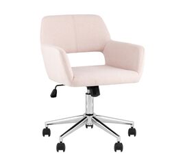 Стул офисный ROSS рогожка светло-розовый | Интернет магазин мебели и декора LifeDekor