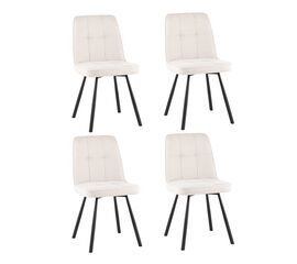 Стул Trell кремовый 4 шт. | Интернет магазин мебели и декора LifeDekor