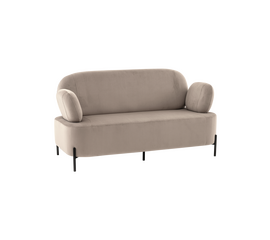 Диван Кэнди велюр светло-серый | Интернет магазин мебели и декора LifeDekor