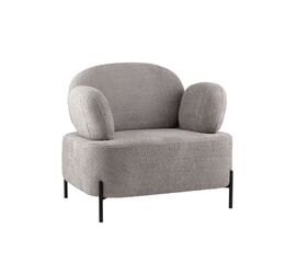 Кресло Кэнди ткань букле светло-серый | Интернет магазин мебели и декора LifeDekor