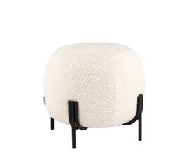 Пуф Флик new  ткань букле молочный | Интернет магазин мебели и декора LifeDekor