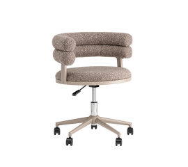 Стул офисный Ponty светло-коричневый бежевые ножки | Интернет магазин мебели и декора LifeDekor