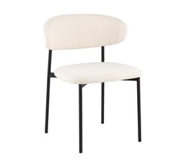 Стул Sevyn букле молочный | Интернет магазин мебели и декора LifeDekor