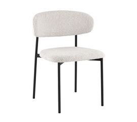 Стул Sevyn букле светло-серый | Интернет магазин мебели и декора LifeDekor