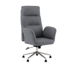 Кресло руководителя TopChairs Solid серый | Интернет магазин мебели и декора LifeDekor