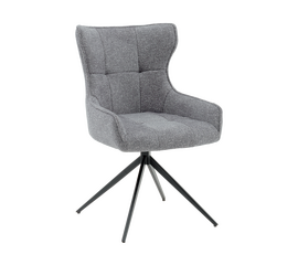 Стул Carlene вращающийся серый | Интернет магазин мебели и декора LifeDekor