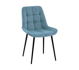 Стул Флекс N велюр пыльно-голубой | Интернет магазин мебели и декора LifeDekor