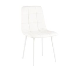 Стул Одди NEW экокожа белый белые ножки | Интернет магазин мебели и декора LifeDekor