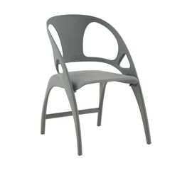 Стул складной Liara пластик серый | Интернет магазин мебели и декора LifeDekor