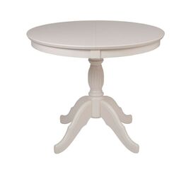Стол обеденный круглый раздвижной Лилия-0090 (слоновая кость 9001) | Интернет магазин мебели и декора LifeDekor