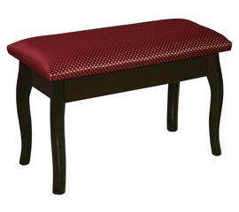 Банкетка из массива березы (Морис 06 бордо/30-3) Венге | Интернет магазин мебели и декора LifeDekor