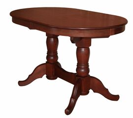 Стол обеденный овальный Презент (Махагон/массив березы, Шпон) | Интернет магазин мебели и декора LifeDekor