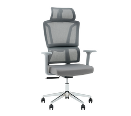 Кресло офисное TopChairs Forward серый | Интернет магазин мебели и декора LifeDekor