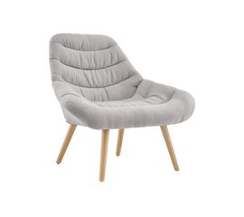 Кресло Олби Страйпс светло-серый | Интернет магазин мебели и декора LifeDekor