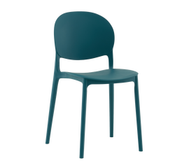 Стул Briny пластик темно-бирюзовый | Интернет магазин мебели и декора LifeDekor