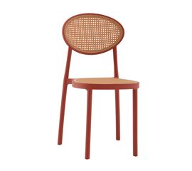 Стул Junie пластиковый красный | Интернет магазин мебели и декора LifeDekor