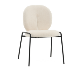 Стул Моллек букле молочный | Интернет магазин мебели и декора LifeDekor