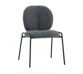 Стул Моллек букле темно-серый | Интернет магазин мебели и декора LifeDekor