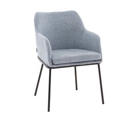 Стул с подлокотниками Кози new ткань букле синий | Интернет магазин мебели и декора LifeDekor