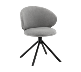 Стул Труфальд велюр светло-серый | Интернет магазин мебели и декора LifeDekor