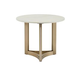 Журнальный столик Кассия 60*60 см светлая керамика | Интернет магазин мебели и декора LifeDekor