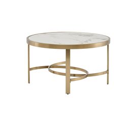 Журнальный столик Адриана 80*80 см светлая керамика | Интернет магазин мебели и декора LifeDekor