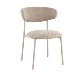 Стул обеденный Ayla бежево-зеленый кремовые ножки | Интернет магазин мебели и декора LifeDekor